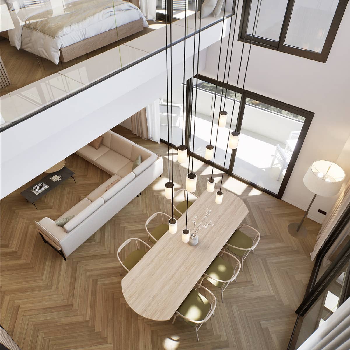 3 sypialnia Penthouse na sprzedaż w Miasto Malaga z basenem garażem - 2 295 999 € (Ref: 9616648)