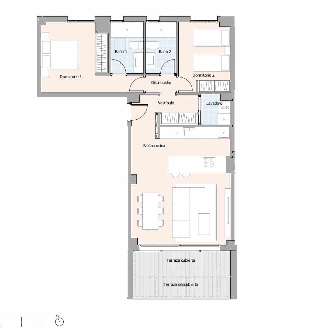 2 soverom Leilighet til salgs i Marbella med svømmebasseng garasje - € 820 000 (Ref: 9616664)