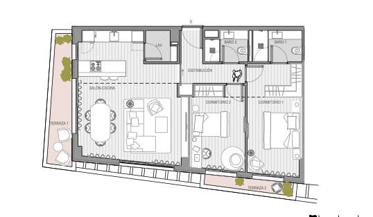 2 chambre Appartement à vendre à Malaga ville avec piscine garage - 955 000 € (Ref: 9616671)