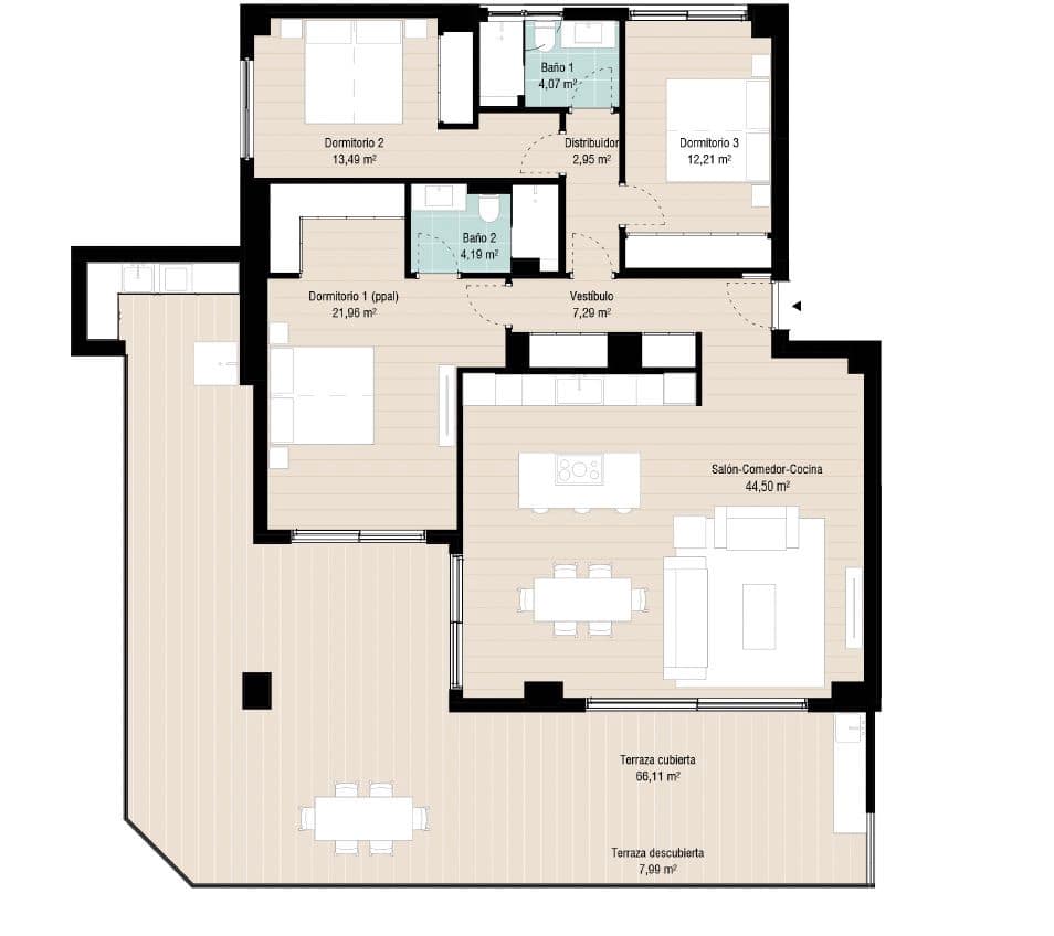 2 soverom Leilighet til salgs i Fuengirola med svømmebasseng garasje - € 669 000 (Ref: 9616678)