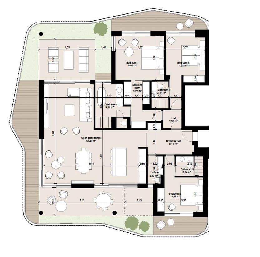 4 bedroom Penthouse for sale in Sotogrande with pool garage - € 1,400,000 (Ref: 9616682)