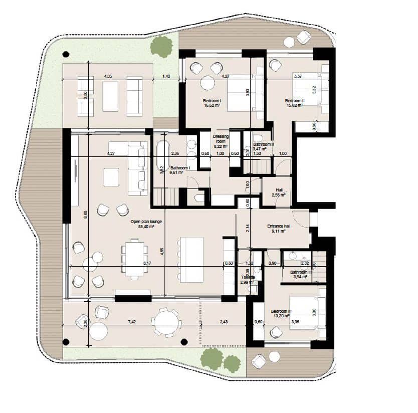 Ático de 4 habitaciones en Sotogrande en venta con piscina garaje - 1.400.000 € (Ref: 9616682)