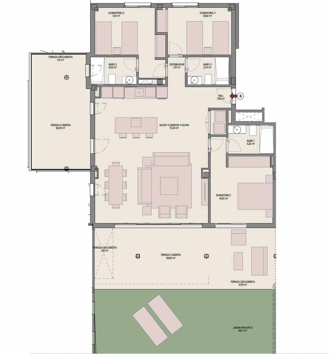 3 chambre Appartement à vendre à Marbella avec piscine garage - 743 000 € (Ref: 9616686)