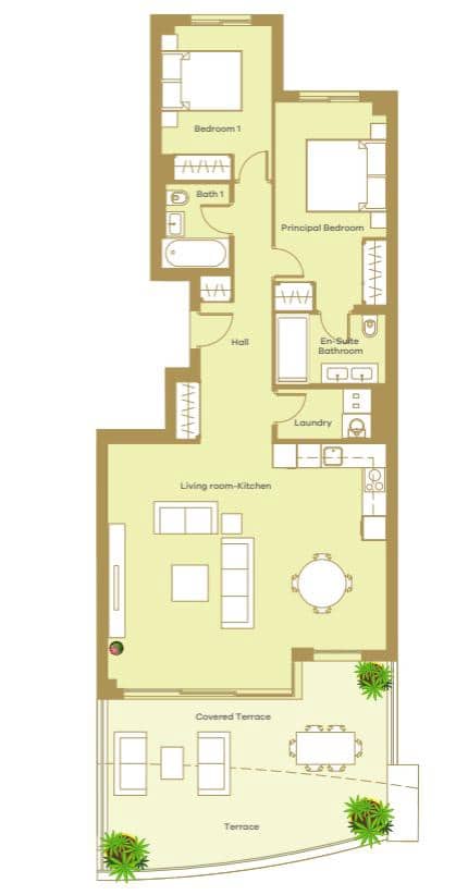 2 makuuhuone Huoneisto myytävänä paikassa Sotogrande mukana uima-altaan 
autotalli - 549 000 € (Ref: 9616695)