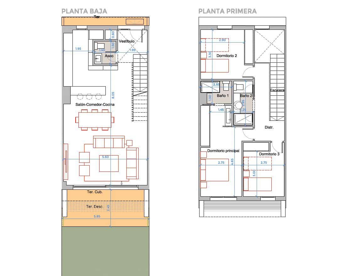 3 sovrum Hus till salu i La Cala de Mijas med pool garage - 676 000 € (Ref: 9616711)