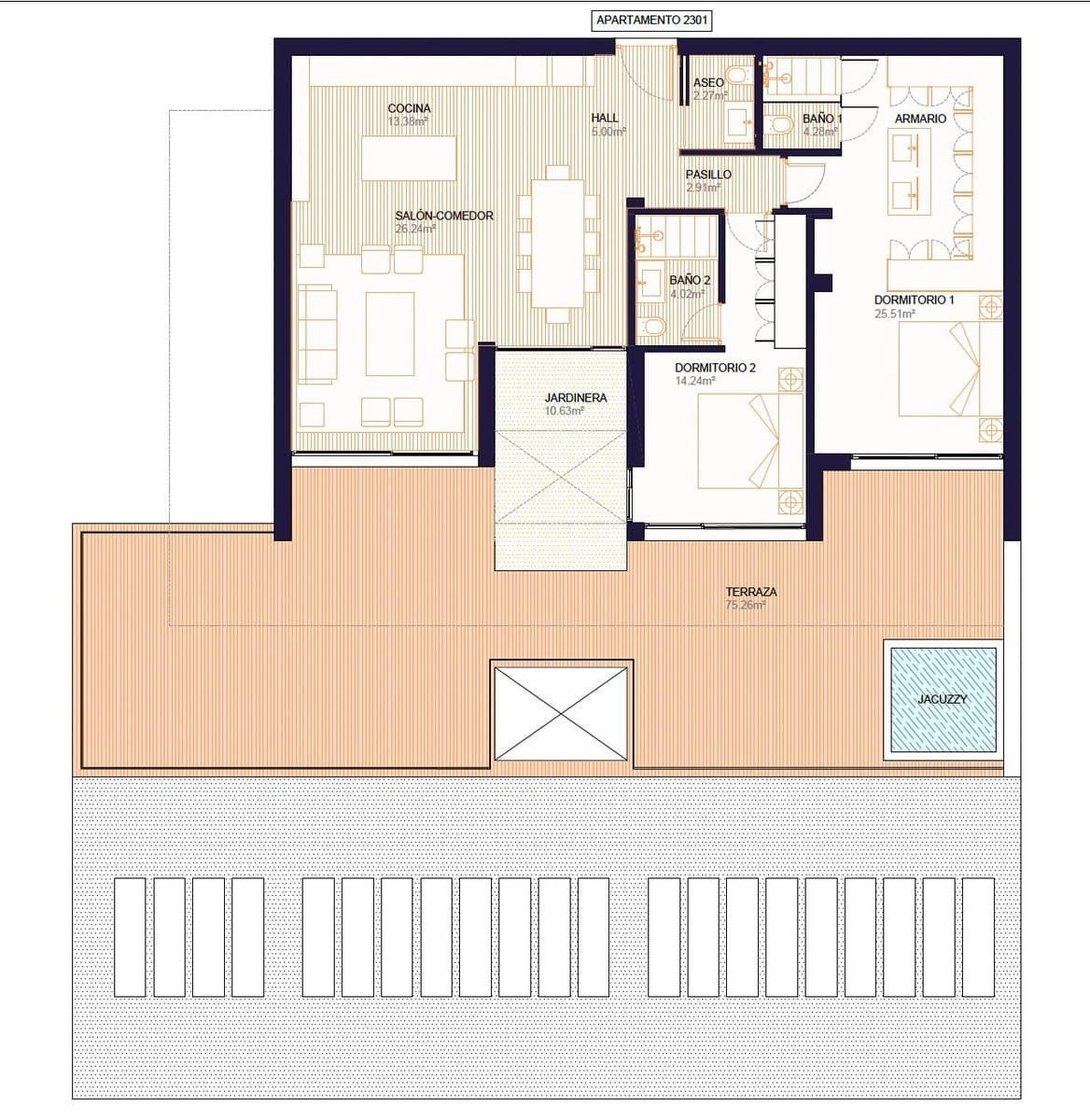 2 soverom Leilighet til salgs i Casares med svømmebasseng garasje - € 649 000 (Ref: 9616713)