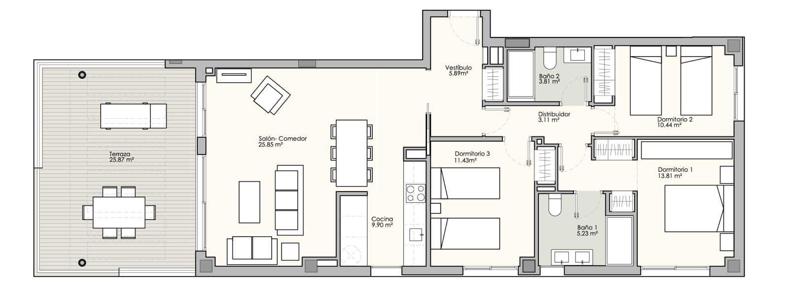 3 sypialnia Apartament na sprzedaż w Casares z basenem garażem - 398 000 € (Ref: 9616716)