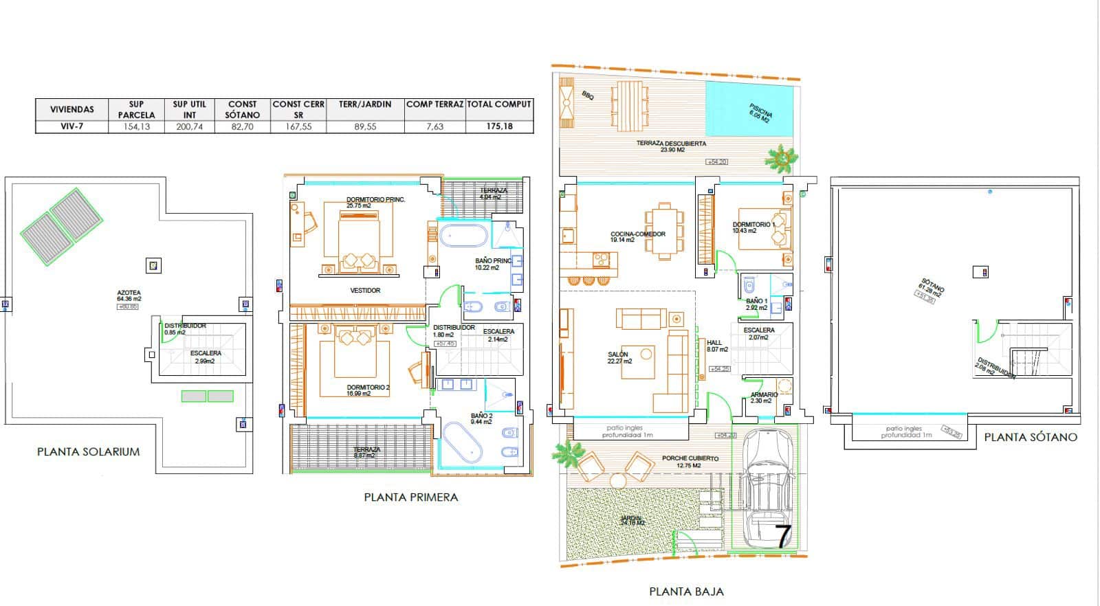 3 soveværelse Rækkehus til salg i Estepona med swimmingpool garage - € 615.000 (Ref: 9616725)
