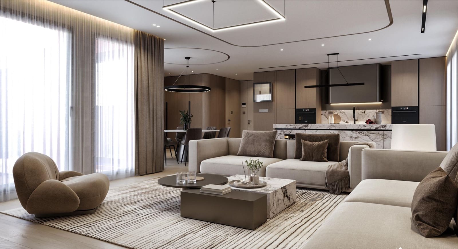3 sovrum Lägenhet till salu i Mijas Costa med pool garage - 1 095 000 € (Ref: 9618944)