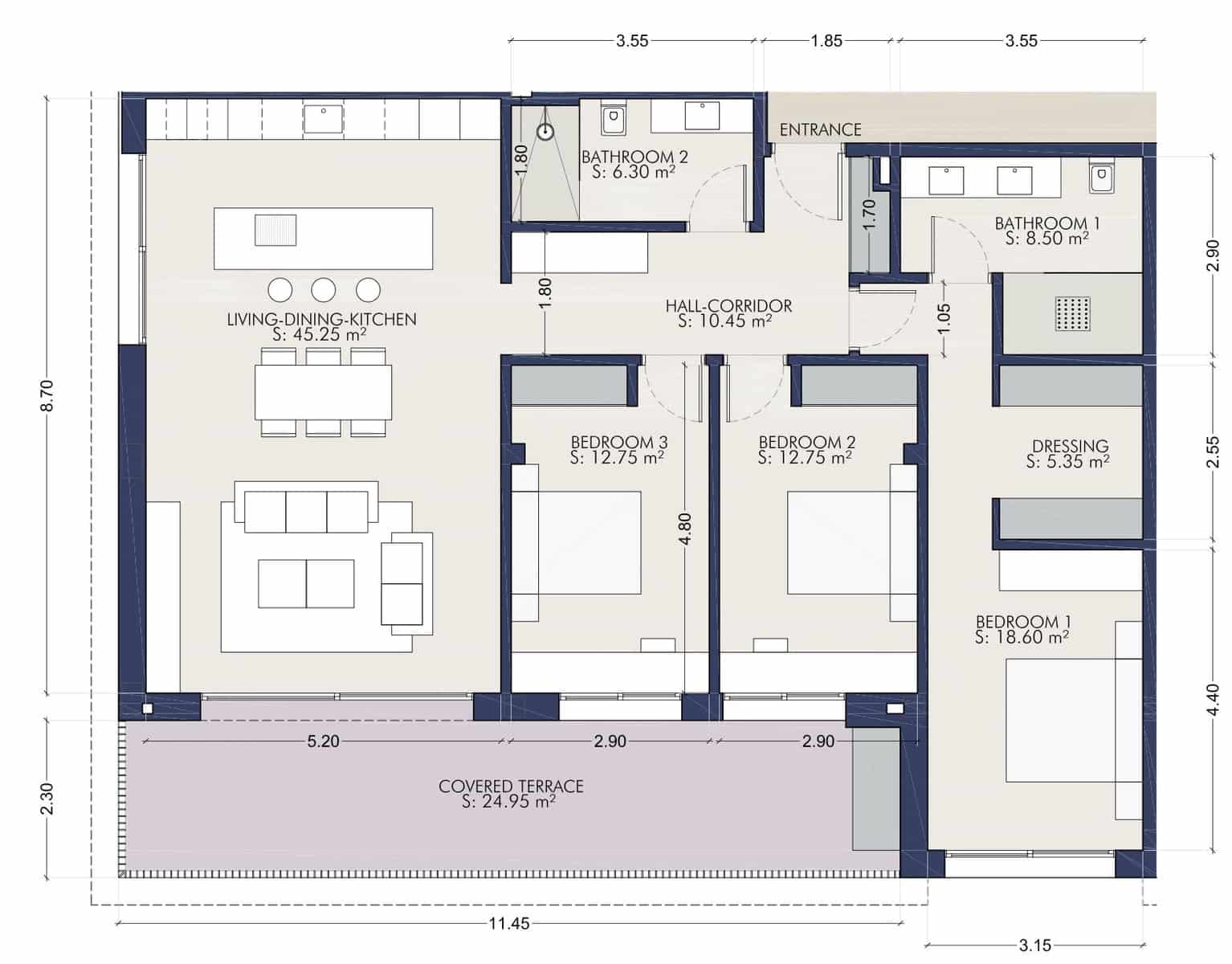 3 soveværelse Lejlighed til salg i Marbella med swimmingpool garage - € 779.000 (Ref: 9651235)