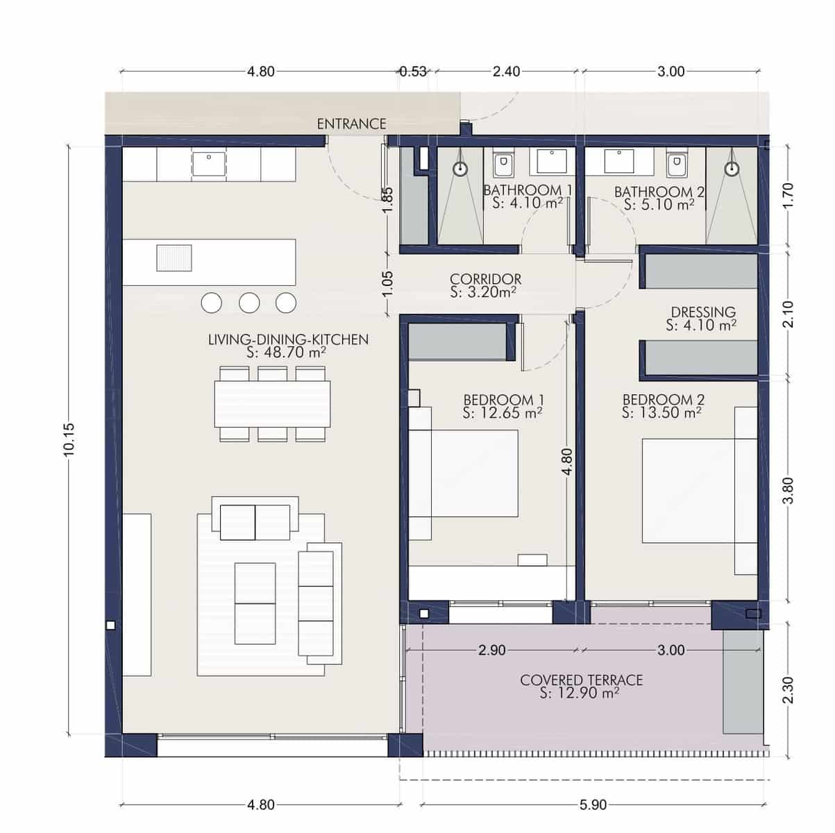 2 Zimmer Apartment zu verkaufen in Marbella mit Pool Garage - 612.000 € (Ref: 9651236)