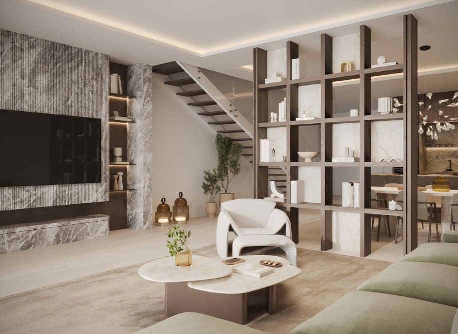 Ático de 3 habitaciones en New Golden Mile en venta con piscina garaje - 1.227.450 € (Ref: 9683375)