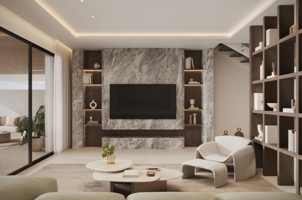 Ático de 3 habitaciones en New Golden Mile en venta con piscina garaje - 1.227.450 € (Ref: 9683375)