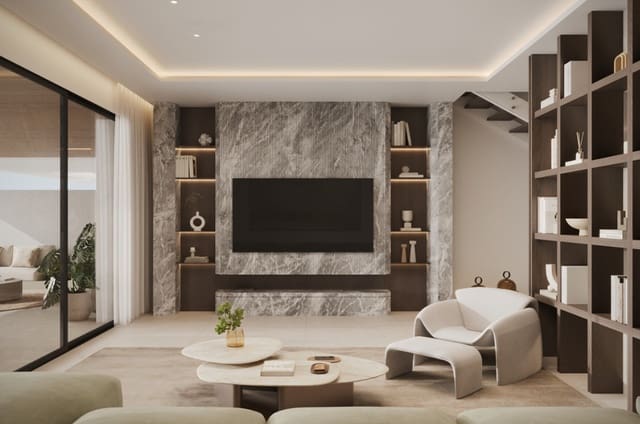 Ático de 3 habitaciones en New Golden Mile, Estepona en venta con piscina garaje - 1.227.450 € (Ref: 9683375)