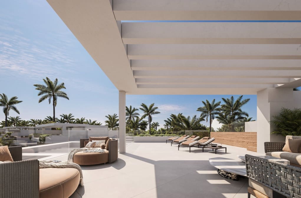 Ático de 3 habitaciones en New Golden Mile en venta con piscina garaje - 1.227.450 € (Ref: 9683375)