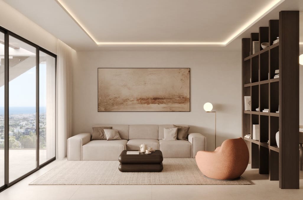 Ático de 3 habitaciones en New Golden Mile en venta con piscina garaje - 1.227.450 € (Ref: 9683375)