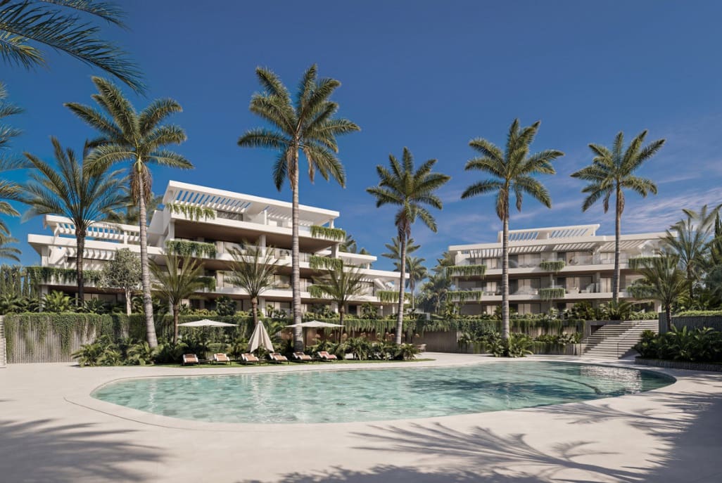 3 soveværelse Lejlighed til salg i New Golden Mile med swimmingpool garage - € 814.220 (Ref: 9683377)