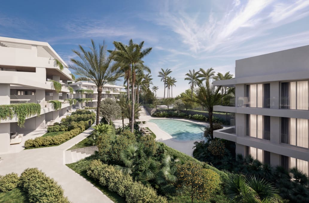3 soveværelse Lejlighed til salg i New Golden Mile med swimmingpool garage - € 814.220 (Ref: 9683377)