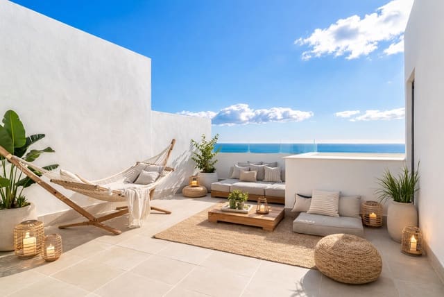 3 soveværelse Semi-Rækkehus til salg i La Cala de Mijas, Mijas med swimmingpool garage - € 890.000 (Ref: 9683379)