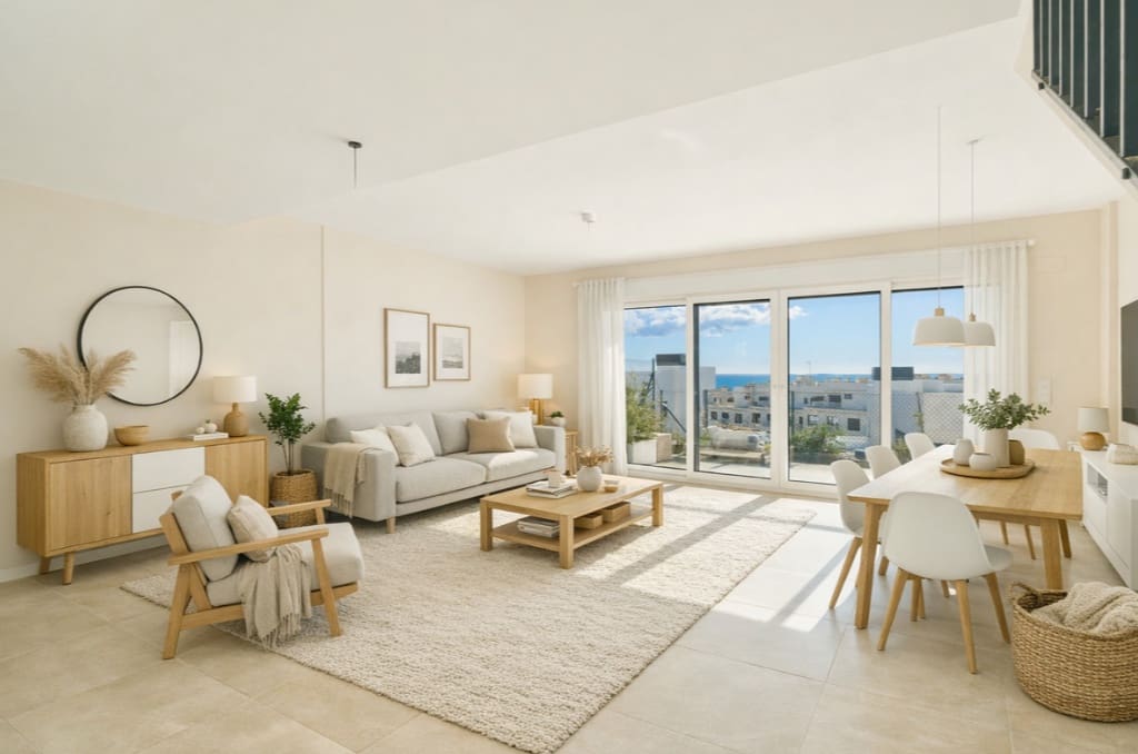 3 soveværelse Semi-Rækkehus til salg i La Cala de Mijas med swimmingpool garage - € 890.000 (Ref: 9683379)