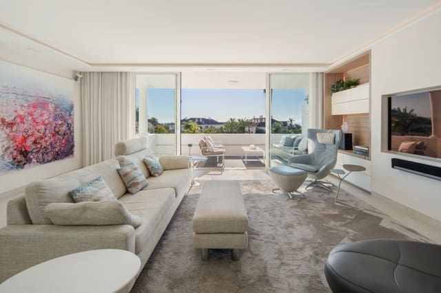 Ático de 3 habitaciones en Golden Mile, Marbella en venta con piscina - 2.495.000 € (Ref: 9747715)