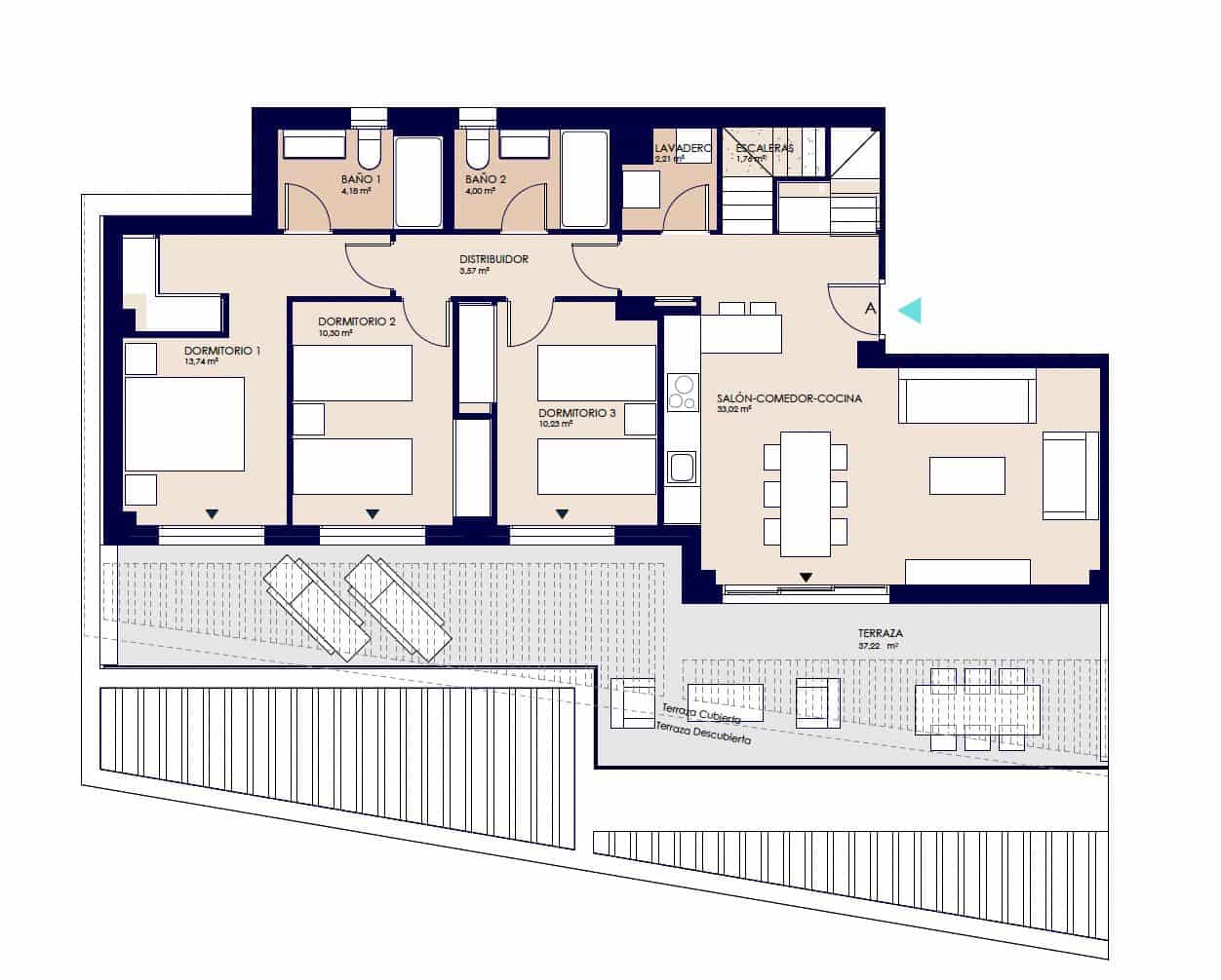 3 bedroom Apartment for sale in Rincon de la Victoria with pool garage - € 703,000 (Ref: 9770357)