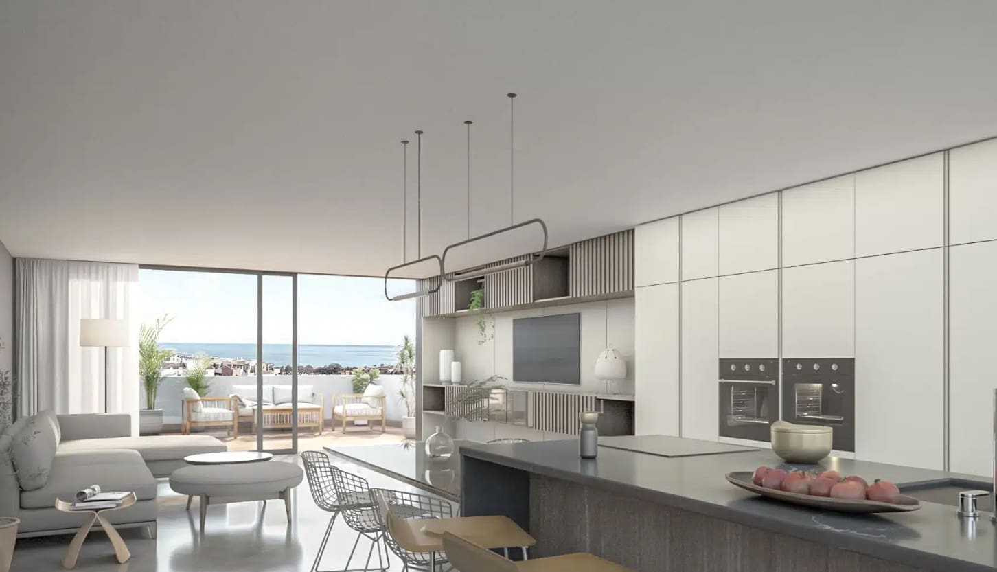 2 sypialnia Apartament na sprzedaż w Manilva z basenem garażem - 415 000 € (Ref: 9800564)