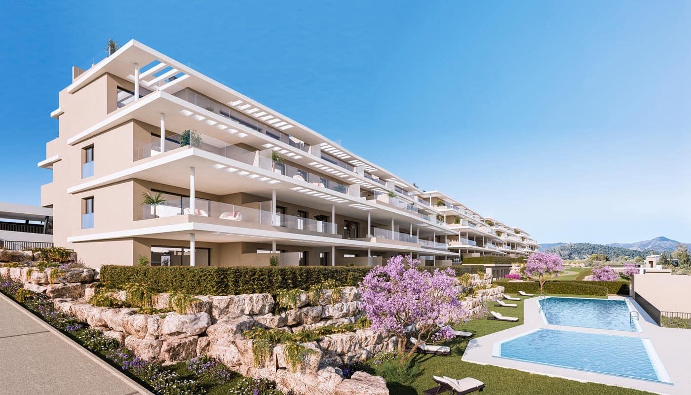 Apartamento de 2 habitaciones en New Golden Mile en venta con piscina garaje - 449.000 € (Ref: 9814290)