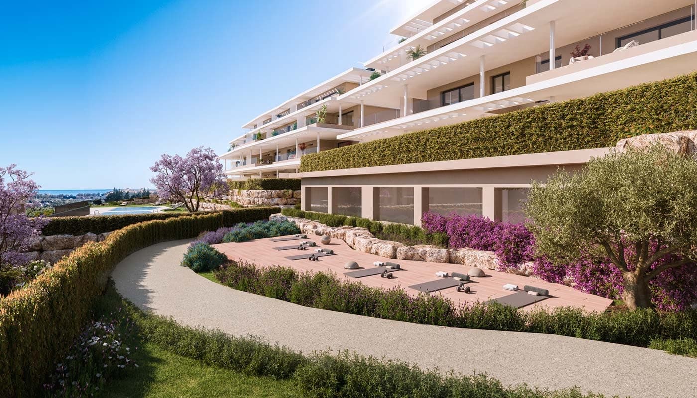 Apartamento de 2 habitaciones en New Golden Mile en venta con piscina garaje - 449.000 € (Ref: 9814290)