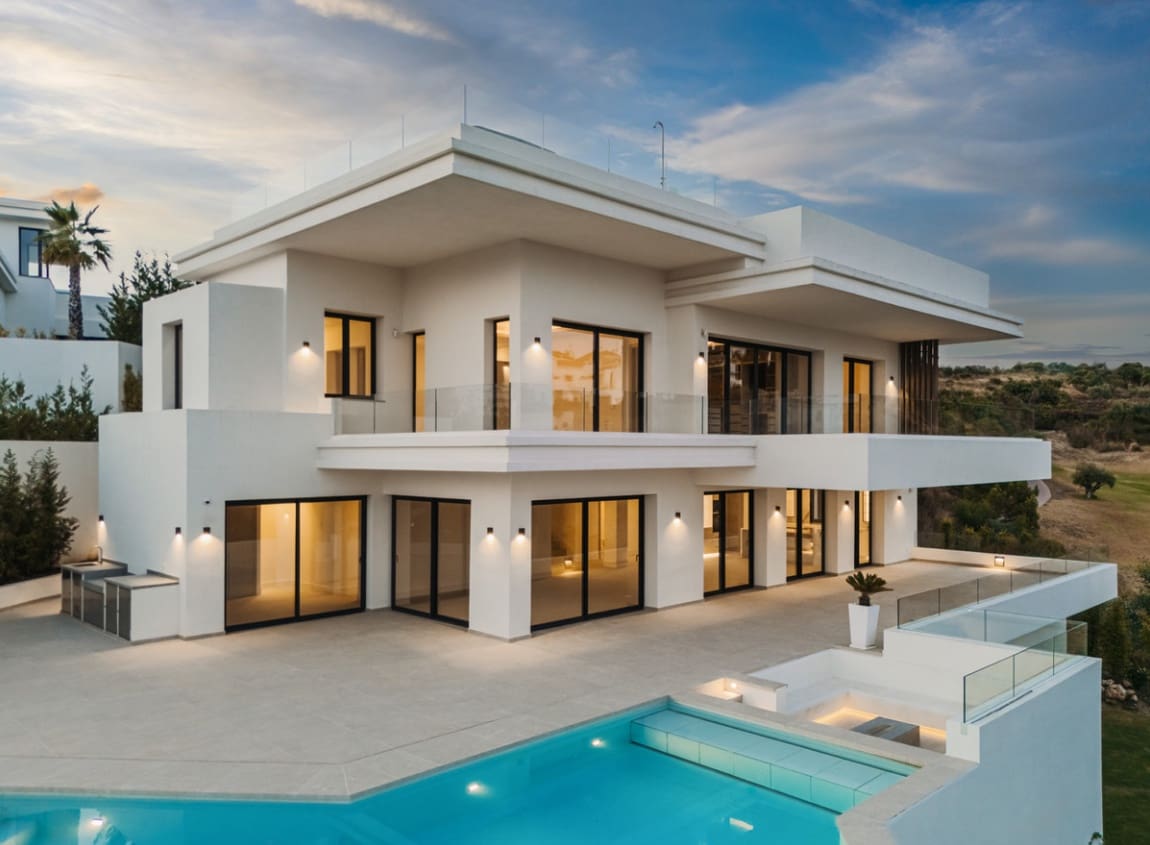 4 sypialnia Willa na sprzedaż w Marbella z basenem garażem - 3 000 000 € (Ref: 9845145)