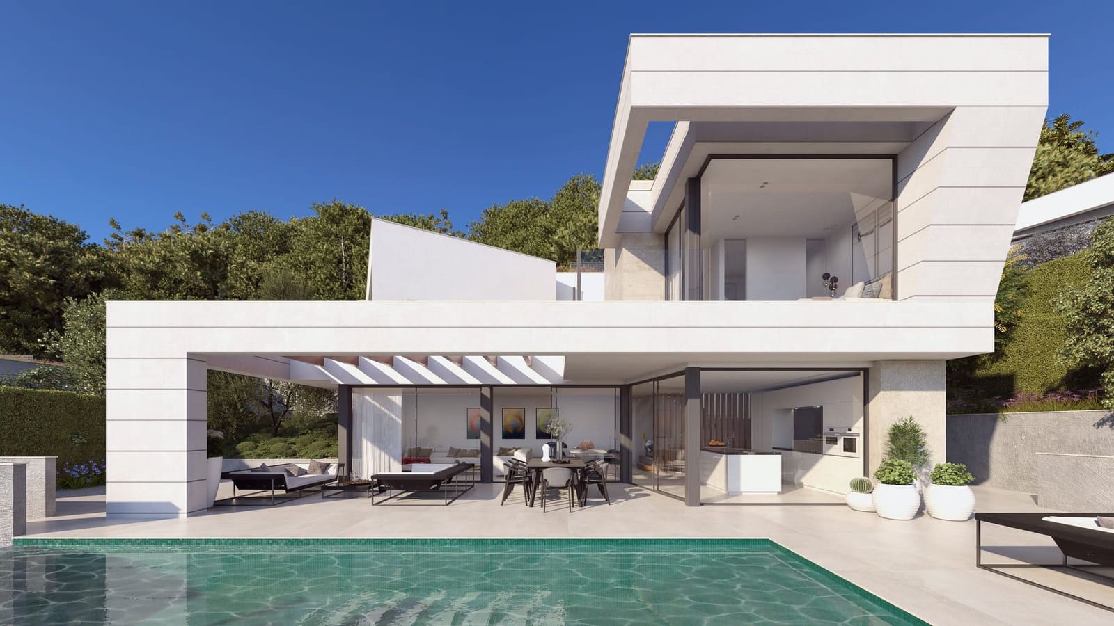 4 soverom Villa til salgs i Malaga by med svømmebasseng garasje - € 2 750 000 (Ref: 9845161)