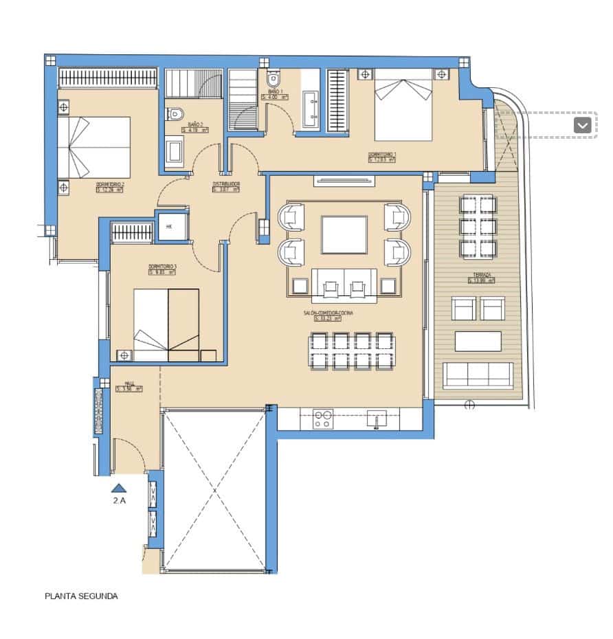 3 soverom Leilighet til salgs i Malaga by med svømmebasseng garasje - € 980 000 (Ref: 9845168)