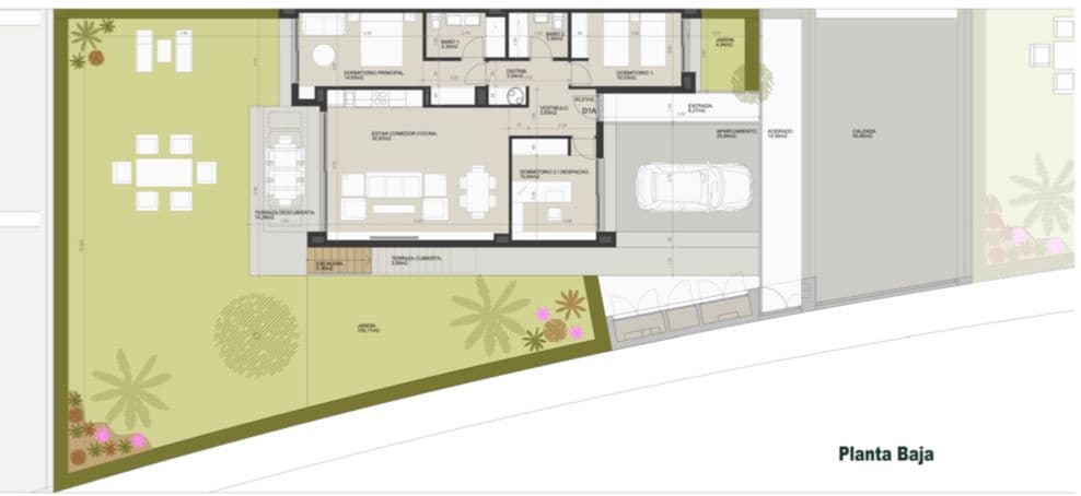 3 soverom Kjedet enebolig til salgs i La Cala de Mijas med svømmebasseng garasje - € 550 000 (Ref: 9915351)
