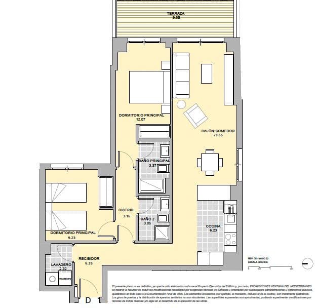 2 soveværelse Lejlighed til salg i Malaga by - € 528.000 (Ref: 9924235)