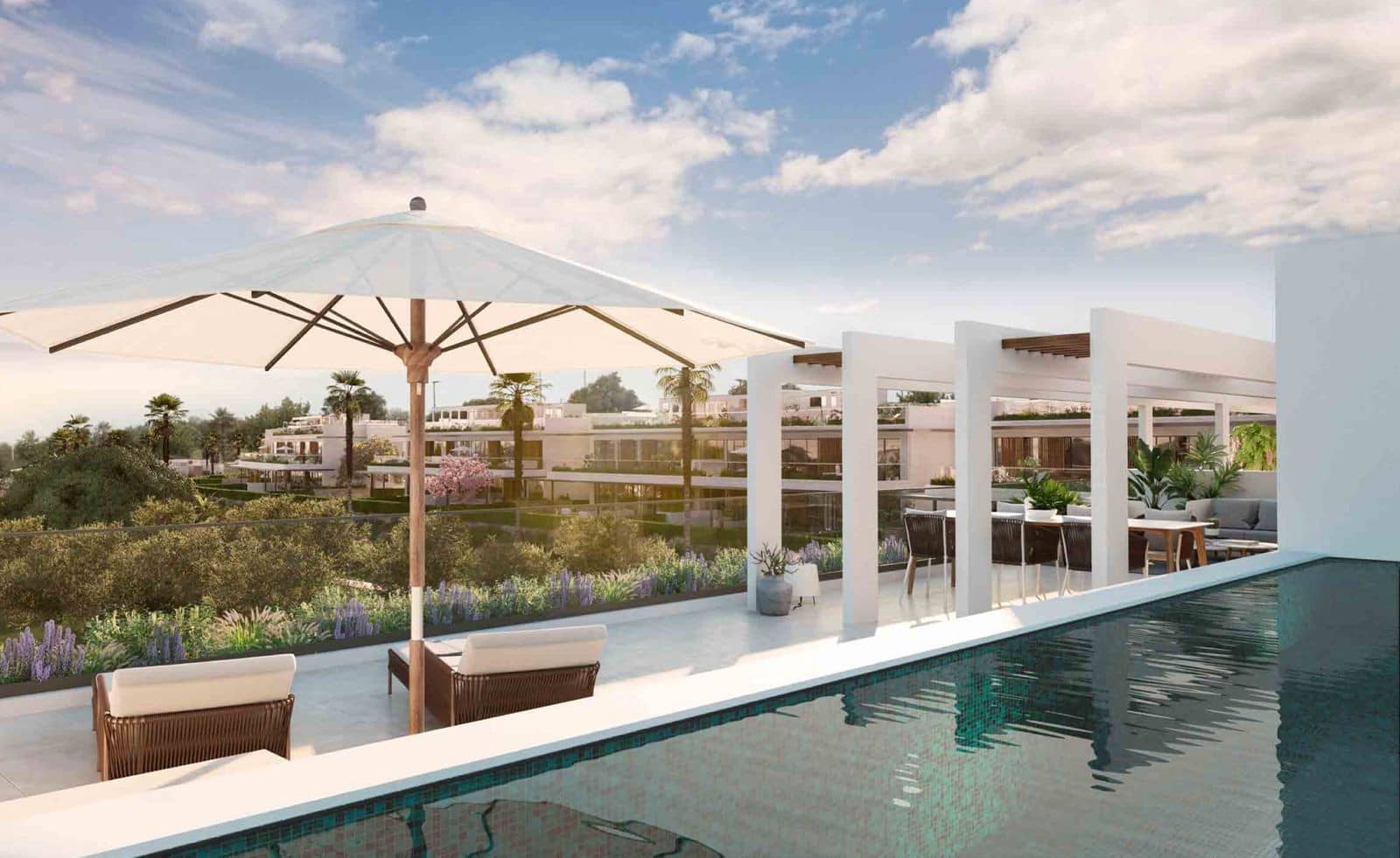4 soverom Penthouse til salgs i Marbella med svømmebasseng garasje - € 1 365 000 (Ref: 9933687)