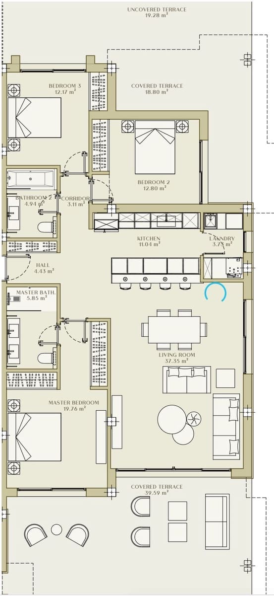 3 soverom Leilighet til salgs i Marbella med svømmebasseng garasje - € 895 000 (Ref: 9933688)