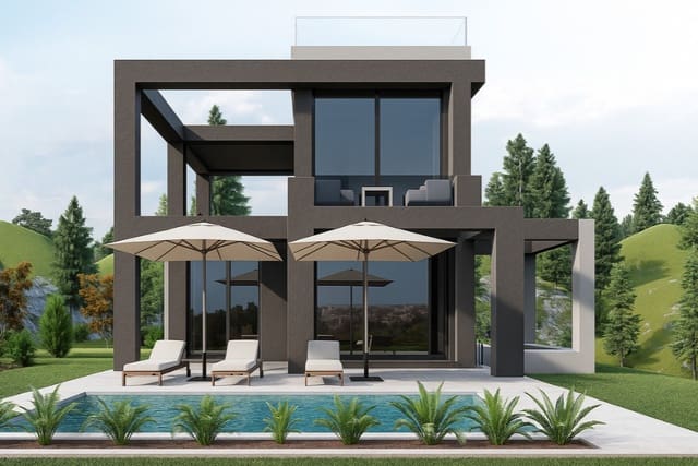 3 soverom Villa til salgs i Mijas Costa, Mijas med svømmebasseng garasje - € 1 300 000 (Ref: 9967298)