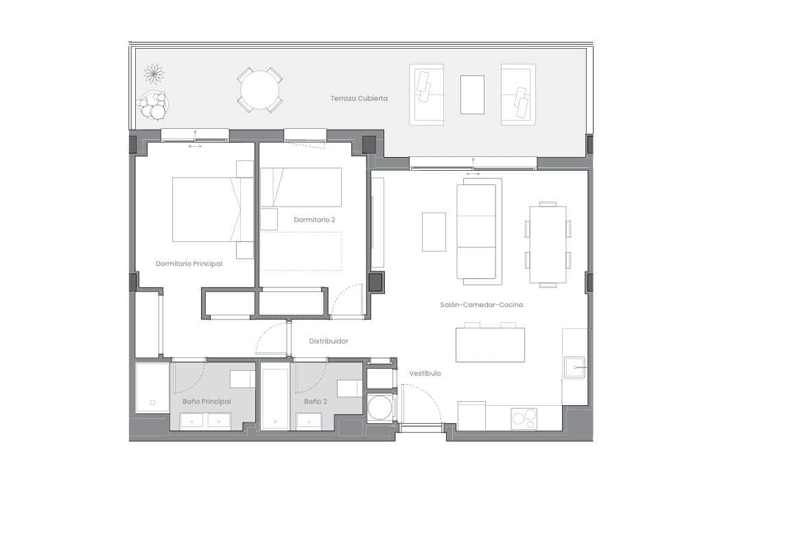 2 sypialnia Apartament na sprzedaż w Estepona z basenem garażem - 325 000 € (Ref: 9972943)