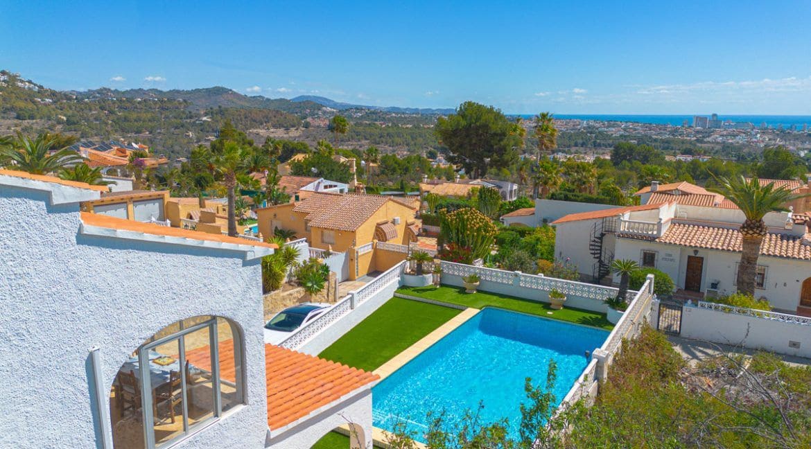 4 sypialnia Willa na sprzedaż w Calpe / Calp z basenem garażem - 499 000 € (Ref: 10033050)