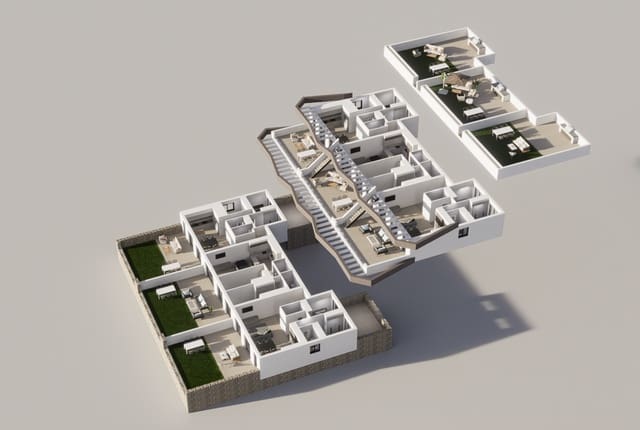 3 chambre Bungalow à vendre à Finestrat avec piscine - 399 900 € (Ref: 8863166)