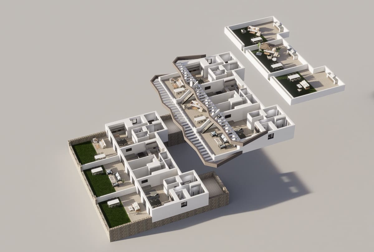 2 sypialnia Bungalow na sprzedaż w Finestrat z basenem - 379 900 € (Ref: 8863180)