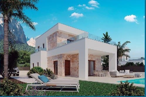 3 sypialnia Willa na sprzedaż w Polop z basenem garażem - 753 500 € (Ref: 8960564)