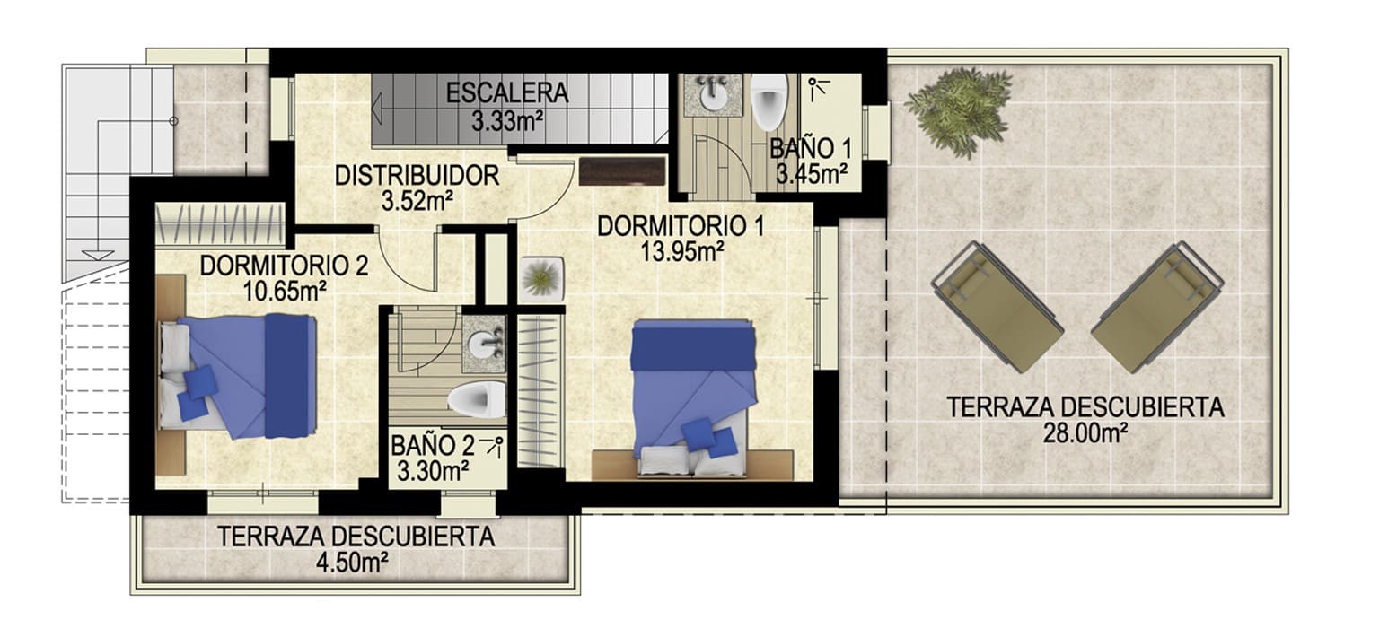 3 sypialnia Willa na sprzedaż w Polop z basenem garażem - 753 500 € (Ref: 8960564)