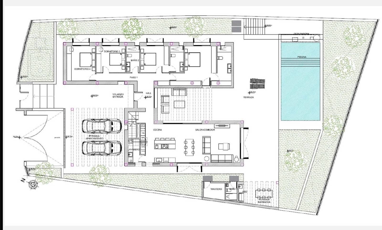 5 chambre Villa/Maison à vendre à Teulada-Moraira avec piscine garage - 1 785 000 € (Ref: 8966272)