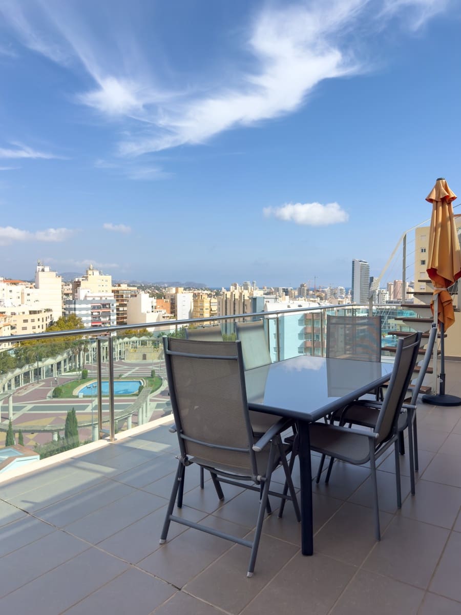 2 sypialnia Penthouse na sprzedaż w Calpe / Calp z basenem garażem - 530 000 € (Ref: 9343531)