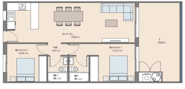 2 camera da letto Bungalow in vendita in Finestrat con piscina garage - 299.900 € (Rif: 9379619)