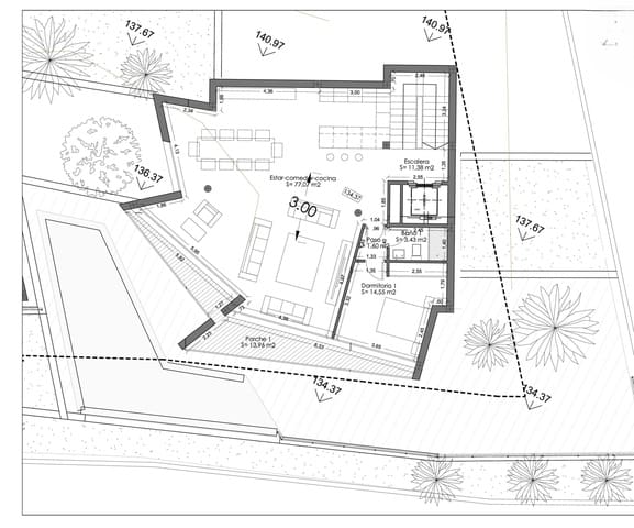 Chalet de 5 habitaciones en Oltamar - Cucarres, Calpe / Calp en venta con piscina garaje - 1.850.000 € (Ref: 9446748)