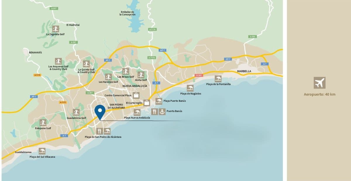 4 quarto Penthouse para venda em Marbella com piscina garagem - 1 490 000 € (Ref: 9465870)