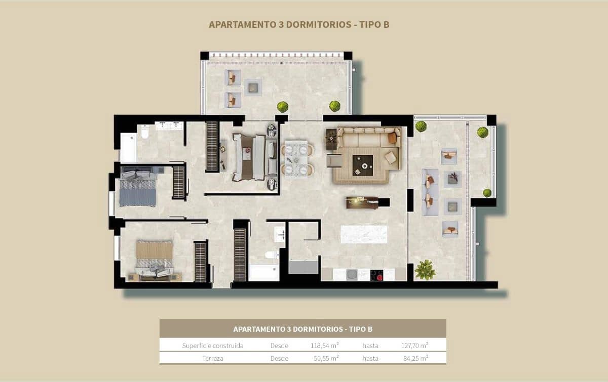 2 chambre Appartement à vendre à Benahavis avec piscine garage - 549 000 € (Ref: 9509978)