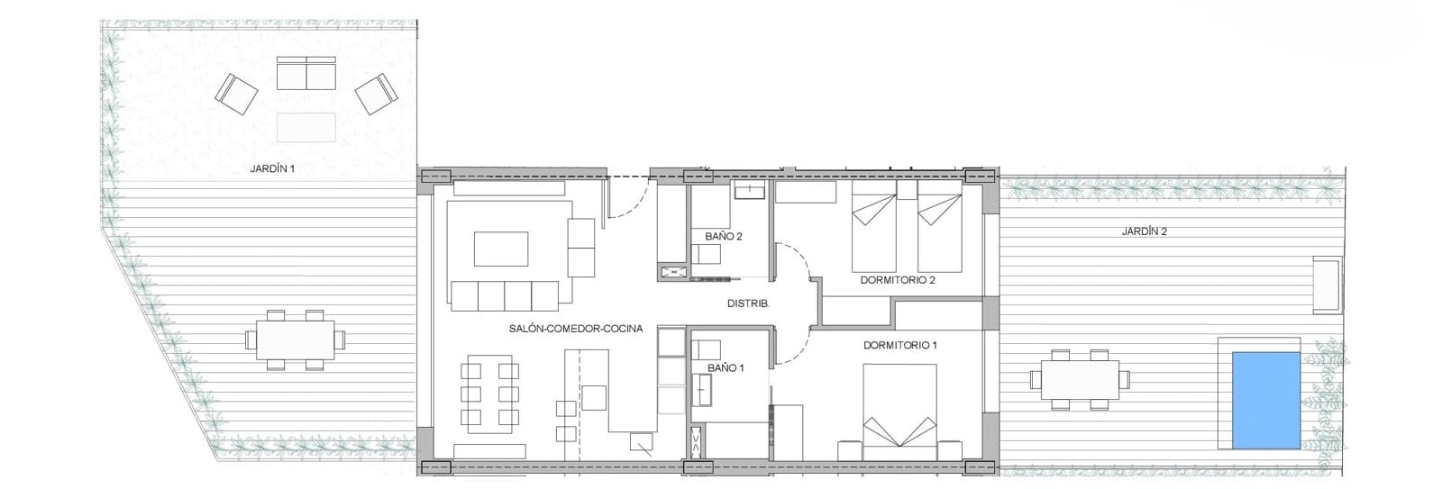 2 soverom Leilighet til salgs i La Nucia med svømmebasseng garasje - € 382 000 (Ref: 9510165)